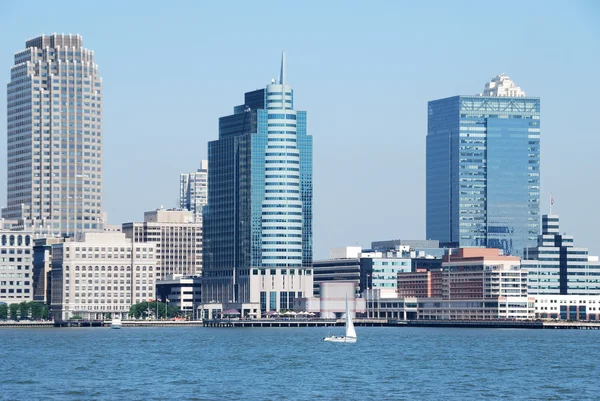 Jersey City skyline Stockbild