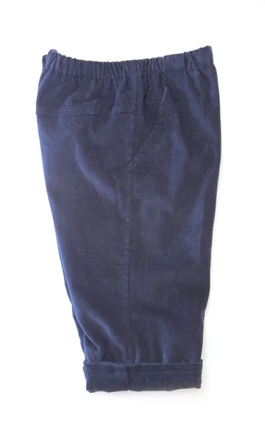 Baby kék nadrág, fehér alapon — Stock Fotó