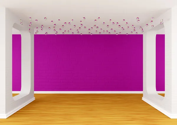 Empty gallery's hall — Stock Photo, Image