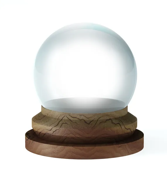 Bola de cristal vacía — Foto de Stock