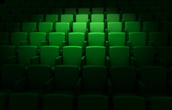 Auditório de cinema vazio — Fotografia de Stock