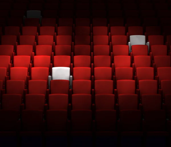 L'auditorium avec sièges réservés — Photo