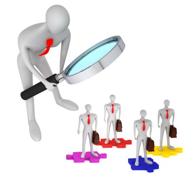 3d icon of the teamwork clipart
