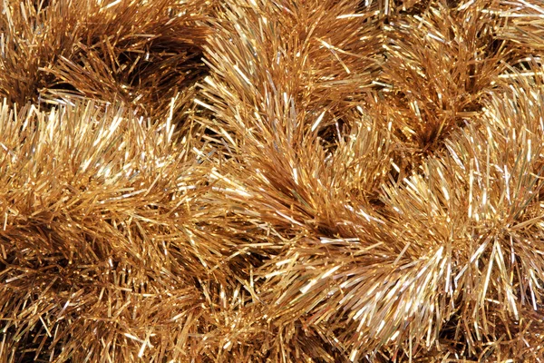 stock image Christmass golden tinsel background