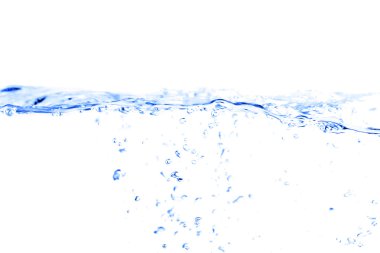 Water splash isolated on white clipart