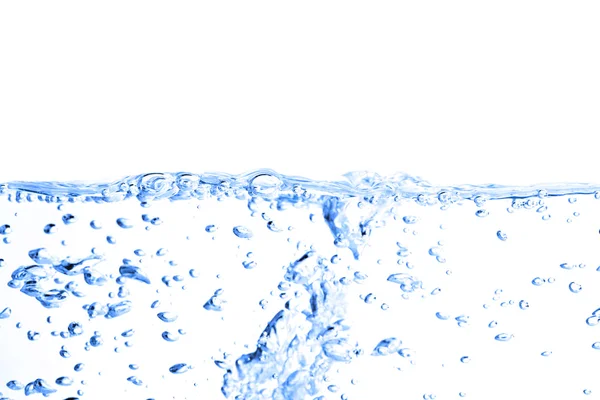 Брызги воды изолированы на белом — стоковое фото