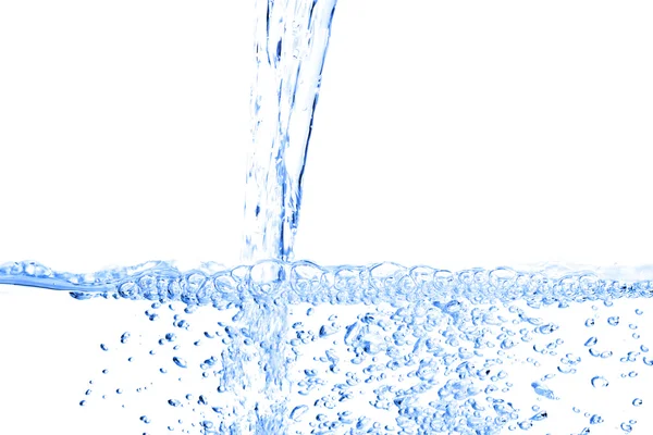 Vattenstänk isolerad på vitt — Stockfoto