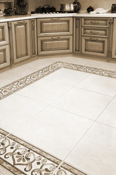 Belo piso de mármore — Fotografia de Stock