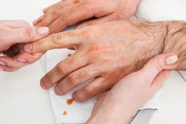 Massage händer — Stockfoto