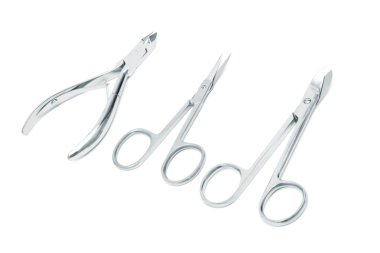 Set of manicure scissors clipart