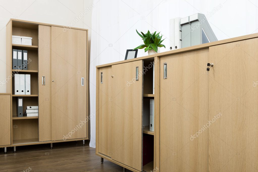 Cabinets with folders