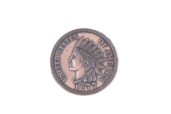 Huge Old American Cent Coin — Stock Photo, Image