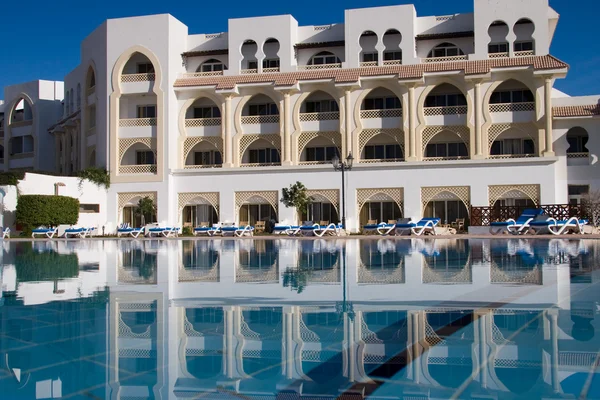 stock image Pool near the 5-star hotel