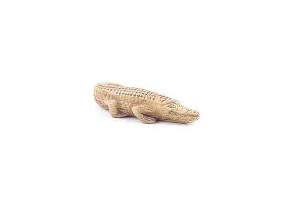 Krokodyl z pamiątkami — Zdjęcie stockowe