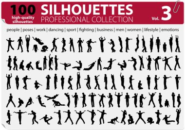 100 Silhouettes Professional Collection Vol. 3 clipart