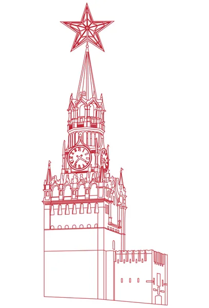 Kremlin de Moscú — Archivo Imágenes Vectoriales