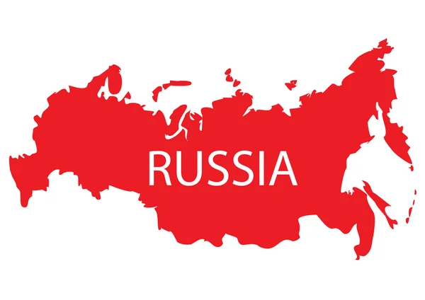 ロシア地図 — ストックベクタ