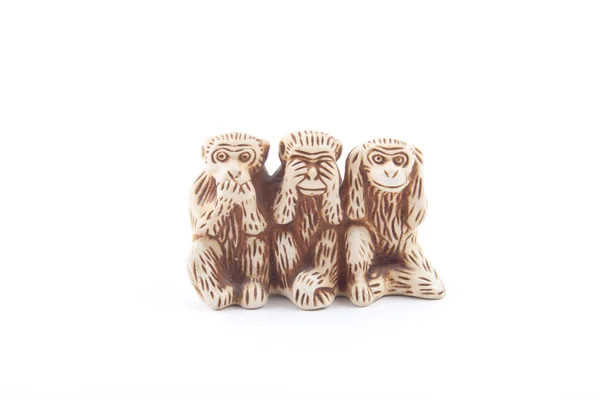 Сувенір три мавпи — стокове фото