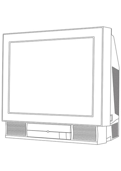 Tv Vector — Vector de stock