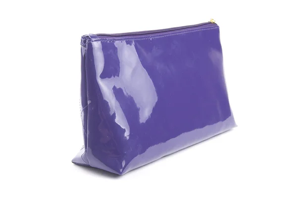 Purple bag for cosmetics — Stock Photo, Image