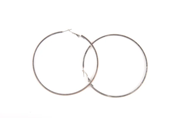 Large ear rings — Stock Photo, Image