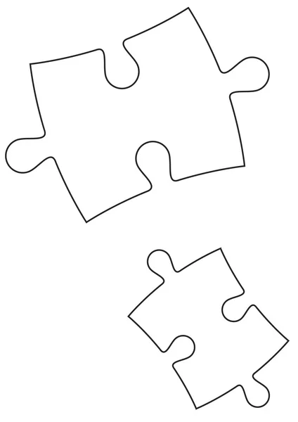 Vector Puzzles — Stock Vector
