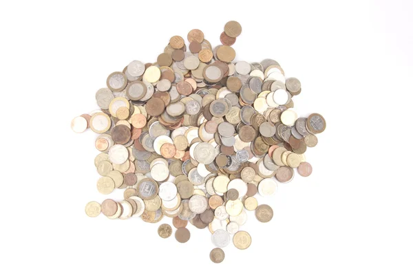 Кучка монет — стоковое фото
