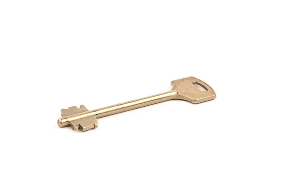 Goldener Schlüssel — Stockfoto
