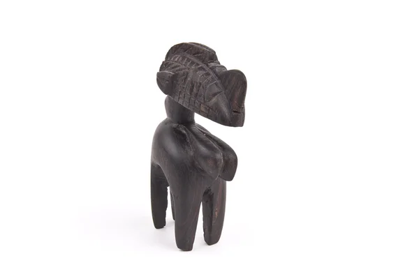 Estátua queniana esculpida à mão — Fotografia de Stock