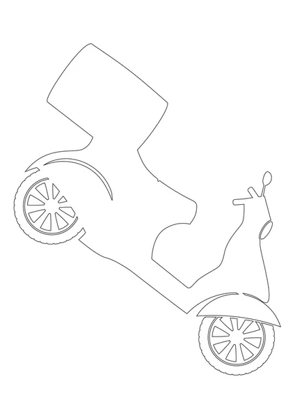 stock vector Vector Scooter