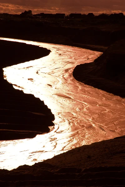 Złotej rzeki — Zdjęcie stockowe
