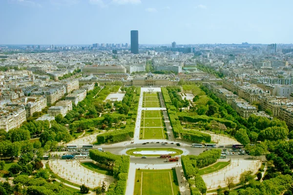 Paris aus der Vogelperspektive — Stockfoto