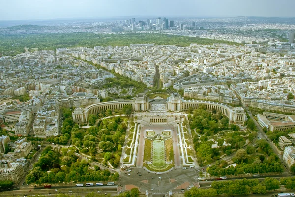 Париж - вид с высоты птичьего полета — стоковое фото