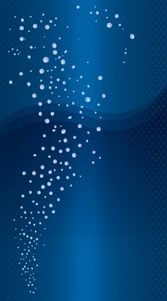 Abstrakter blauer Hintergrund - Vektor abstrakte Serie — Stockvektor
