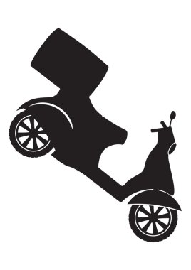 scooter siluet