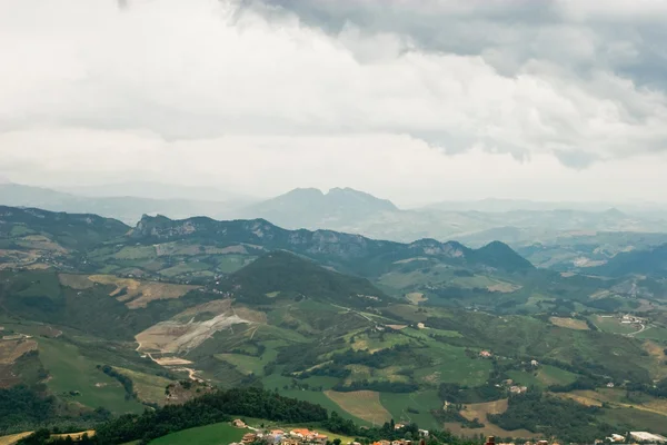 stock image San-Marino - Bird-eye view