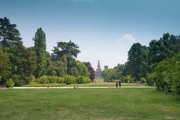 Park i Milano — Stockfoto