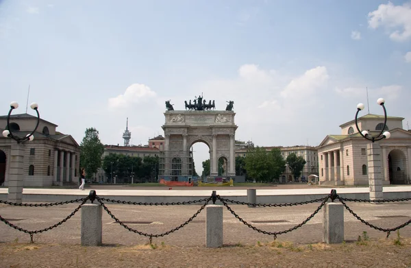 Триумфальная арка - Милан — стоковое фото