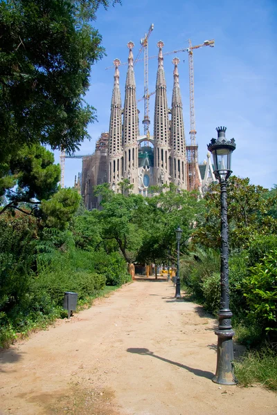 西班牙巴塞罗那的Sagrada Familia — 图库照片