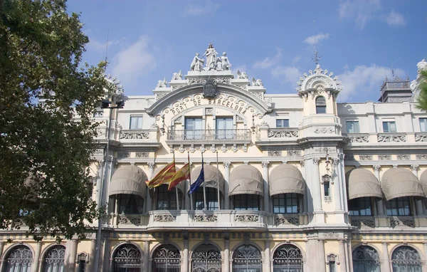 Barcelona, İspanya bina bağlantı noktası — Stok fotoğraf