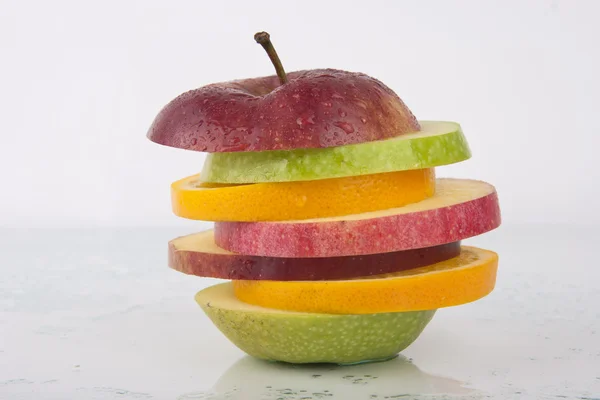 Saftiga blandad frukt — Stockfoto