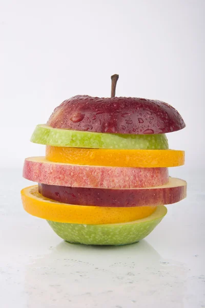 Frutta fresca mista succosa — Foto Stock