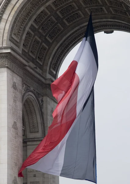 Triumph arch Parijs Frankrijk — Stockfoto