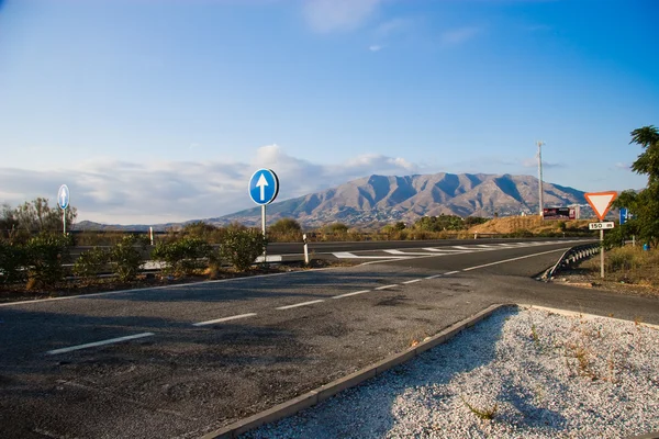 Španělské dálnice — Stock fotografie