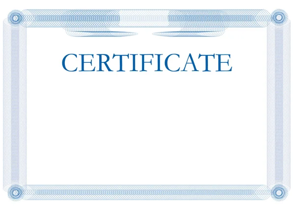 Plantilla de certificado — Vector de stock