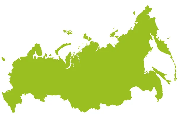 Rússia Mapa — Vetor de Stock