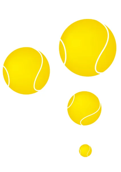 stock vector Tennis balls