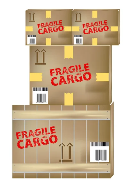 Logistik - Fracht — Stockvektor