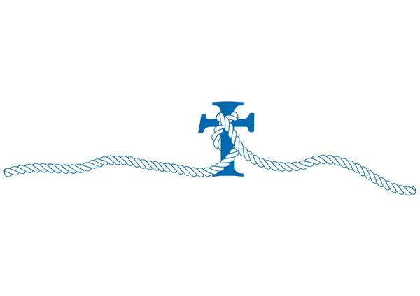 海軍ロープ — ストックベクタ