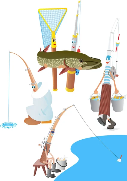 Pesca — Archivo Imágenes Vectoriales